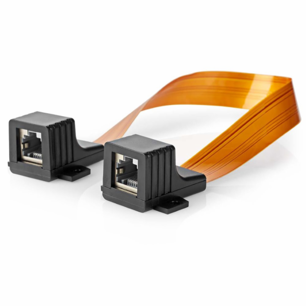 NEDIS Cat 5e UTP kabel/ RJ45 zásuvka - RJ45 zásuvka/ na o...