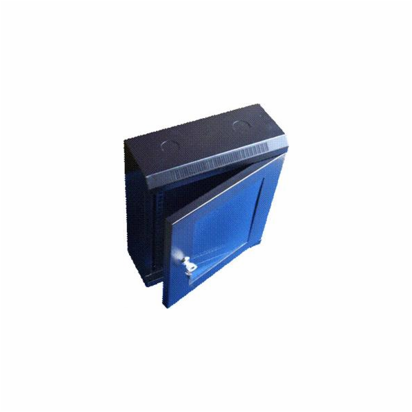 10" rack jednodílný 9U/140 DATACOM černý Skl. dv.