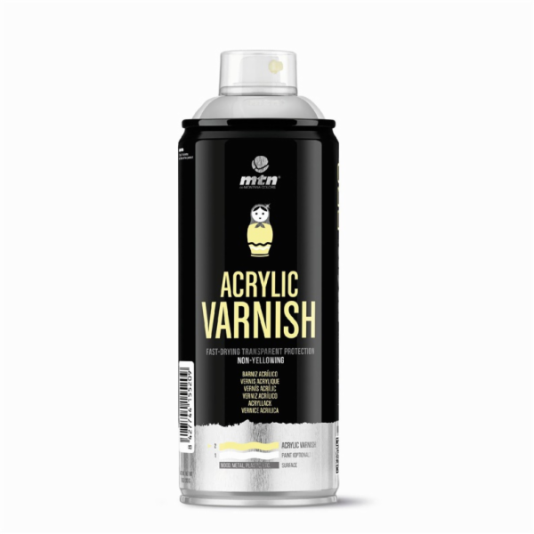 Aerosolový lak MTN Pro, satén 400ml