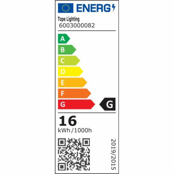 Vestavná lampa Tope Split, 16W, 3000°K, LED, černá