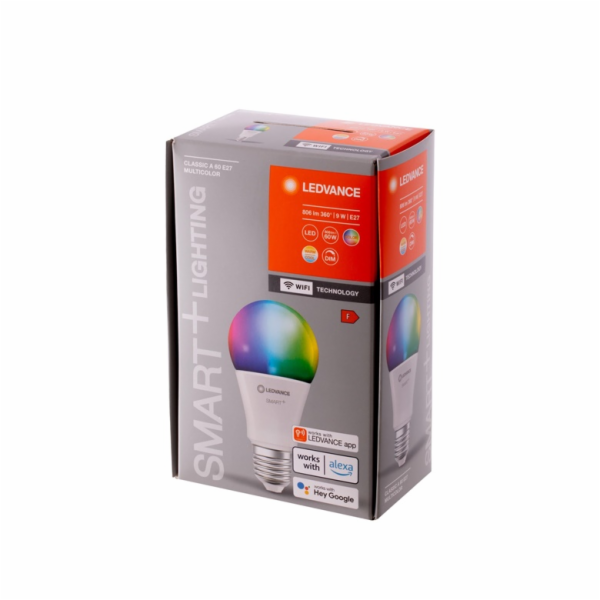 LEMP LED WIFI A60 E27 9W 806LM RGBW