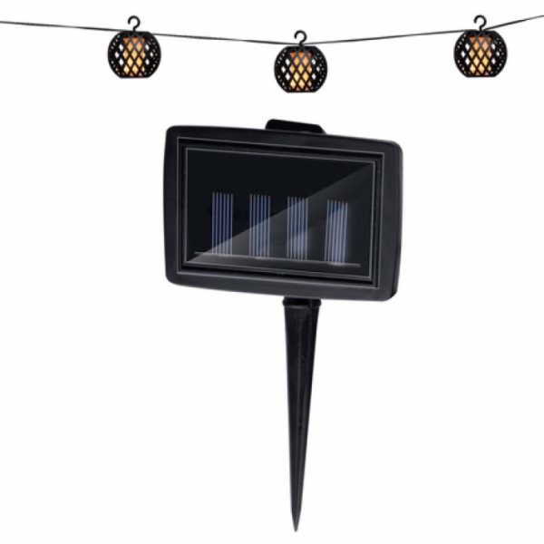 Solární světelný řetěz  lucerny 8 lamp ED-247660