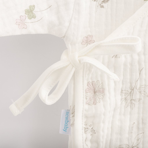 Kojenecké mušelínové body s bočním zavazováním New Baby  ...