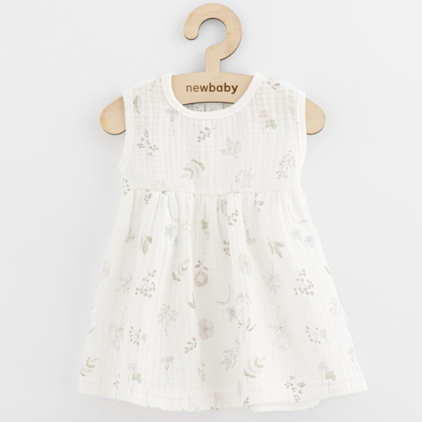 Kojenecké mušelínové šaty New Baby Zoe Vel.74 (6-9m)