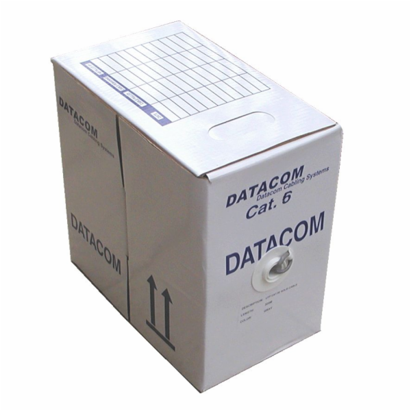 UTP kabel lanko, Cat.6,AWG 24, box 305m, PVC