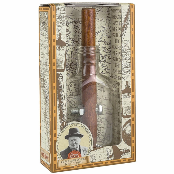 Stolní hra Brain Games Churchill's Whisky Bottle