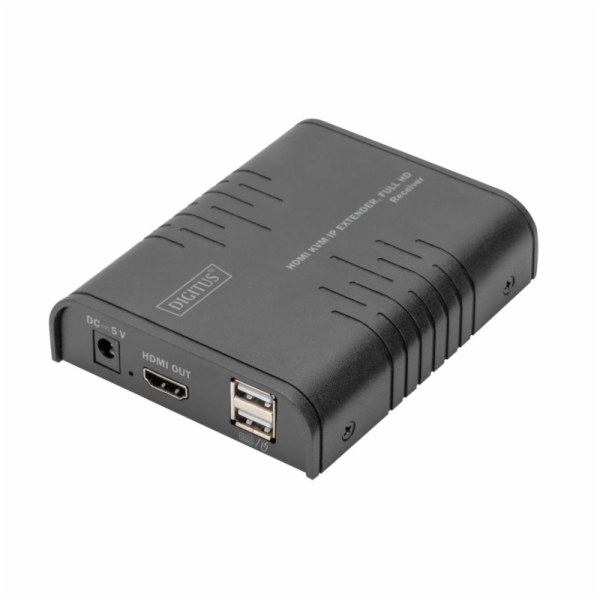DIGITUS DS-55530 HDMI KVM IP Extender přijímač, Full HD, ...