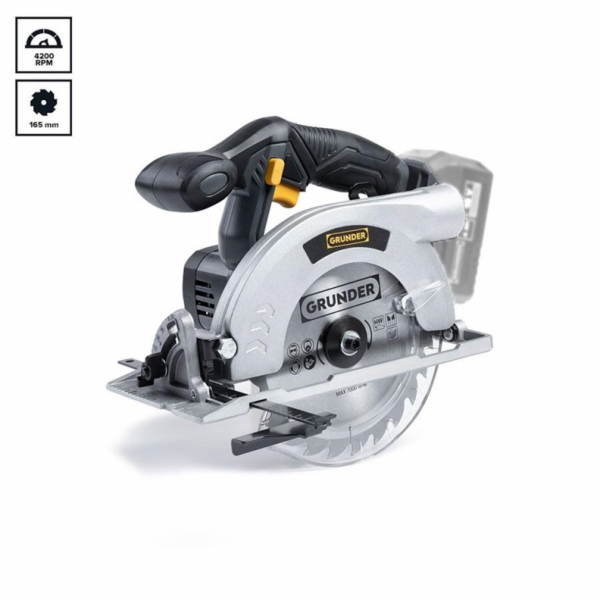 Aku kotoučová pila GRUNDER CS-L1118, 18V