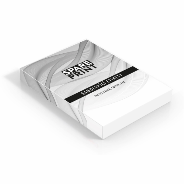 SPARE PRINT PREMIUM Samolepicí etikety bílé, 100 archů A4...