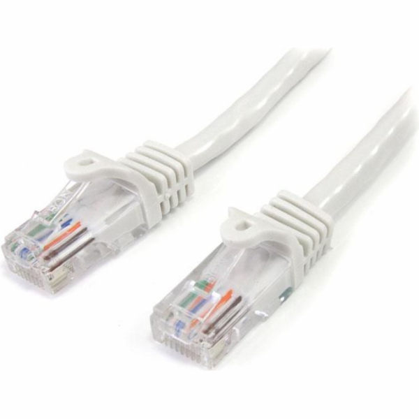 StarTech CAT 5E bílý propojovací kabel 3M (45PAT3MWH)