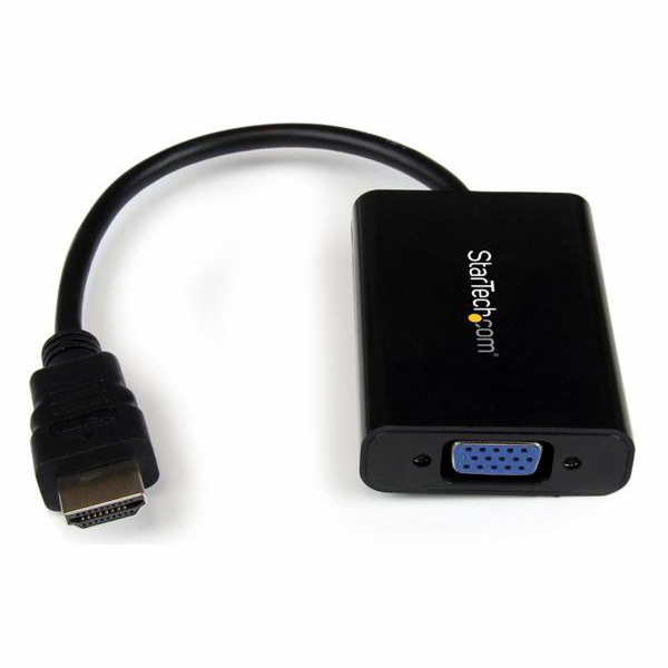 StarTech HDMI - D-Sub (VGA) AV adaptér černý (HD2VGAA2)