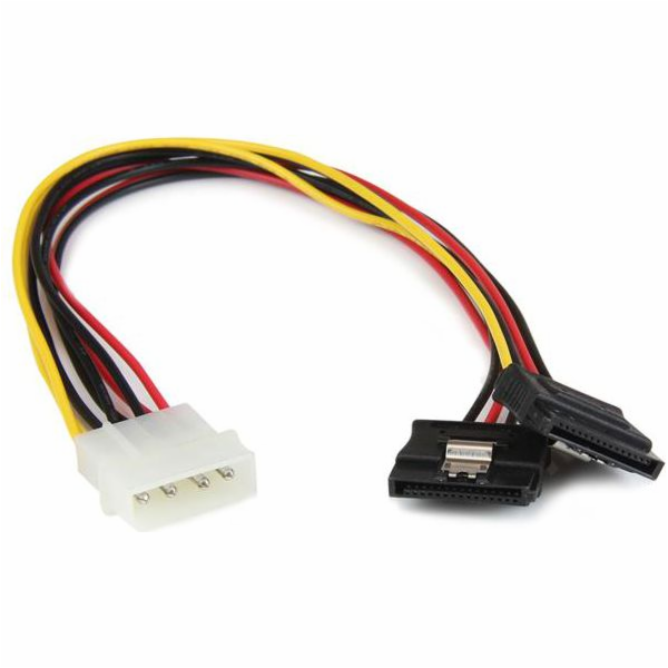 StarTech Molex - SATA x2, 0,3 m, vícebarevný (PYO2LP4LSATA)