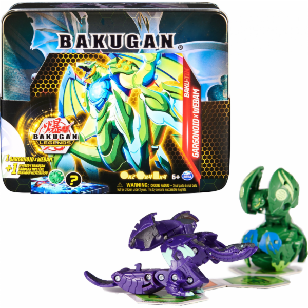 Figurka Spin Master Bakugan - sběratelská plechovka