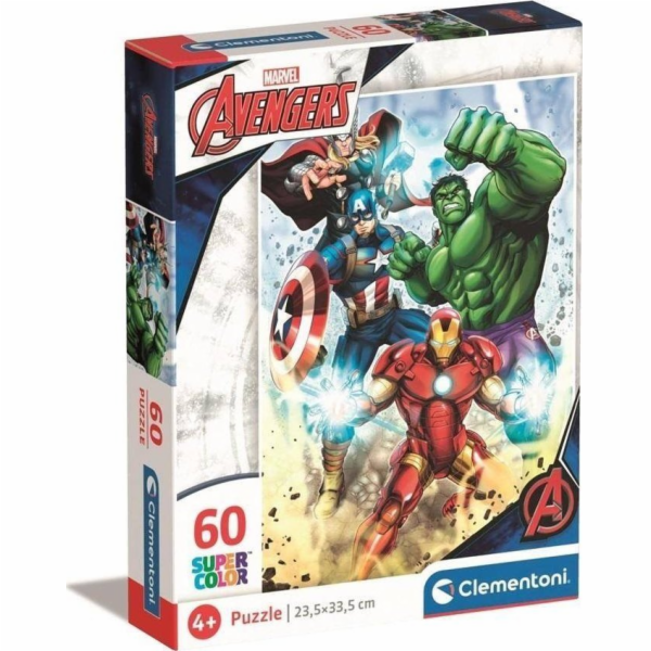Clementoni CLE puzzle 60 SuperColor Marvel Avengers 26193