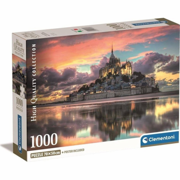 Clementoni CLE puzzle 1000 Compact LeMagnifiqueMontSa...3...