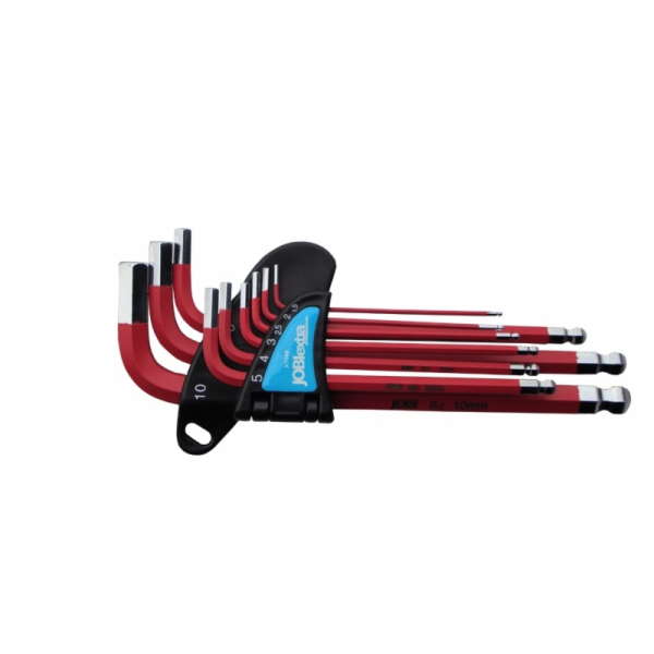 JOBIextra Sada imbusových klíčů typ L 1,5-10mm s kuličkou...