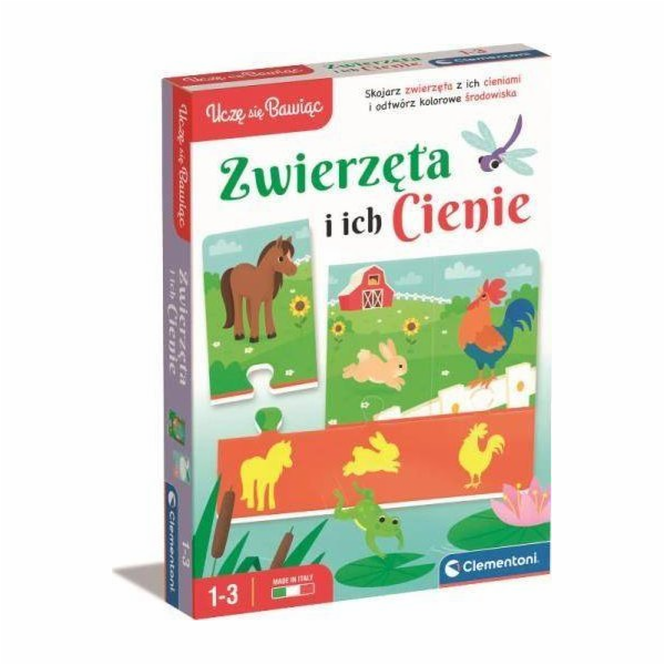 Clementoni učí? si? bavit. Zvířata a jejich stíny