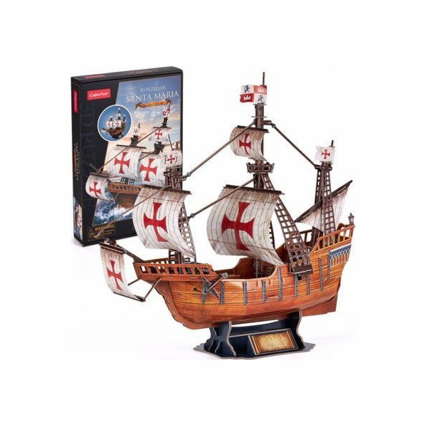 Krychlová zábava KUBICKÁ ZÁBAVA PUZZLE 3D SANTA MARIA