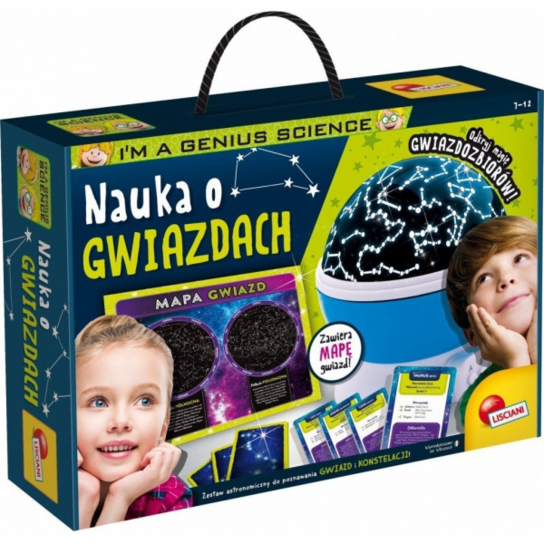 Lisciani Im a Genius science kit Věda o hvězdách
