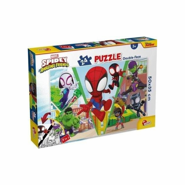 Lisciani LISCIANI MARVEL PUZZLE DF PLUS 24 SPIDEY - LET S...