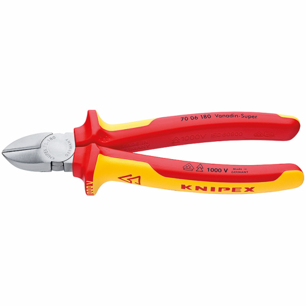 Knipex Izolované boční štípací kleště 100V 180mm (70 06 180)
