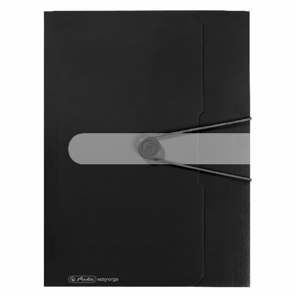 Herlitz A4 výkresová složka s gumou, černá - 0011205986