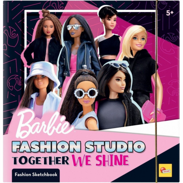 Lisciani LISCIANI BARBIE SKIC KNIHA SPOLEČNĚ FASHION STUDIO