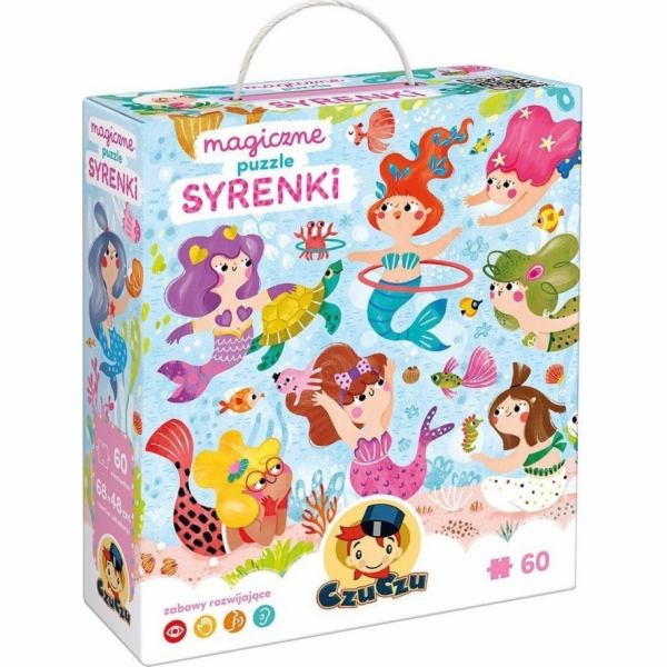 Czuczu Puzzle 60 dílků Kouzelné puzzle - Mořské panny