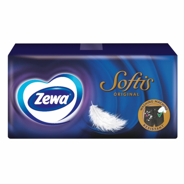 Jednorázové kapesníčky ZEWA SOFTIS, 4 vrstvy, 9 ks.