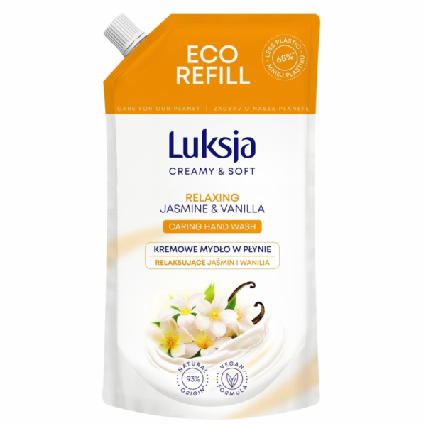 Tekuté mýdlo LUKSJA JASMINE & VANILLA, doplněk, 400 ml