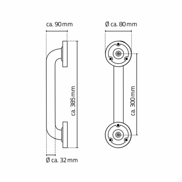 Rukojeť Ridder Sam S A00130110, 38,5 cm