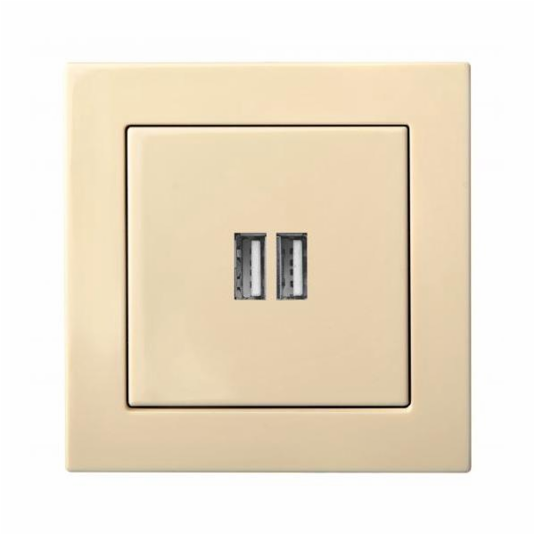USB nabíječka LIREGUS EPSILON, barva písková