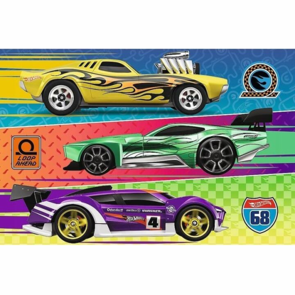 Trefl Puzzle 60 dílků Hot Wheels Racing
