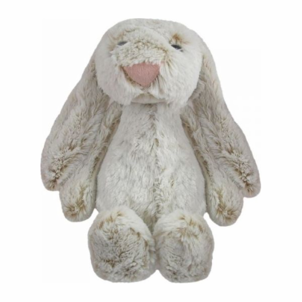 Maskot králíka Beppe Luigi béžový 18 cm