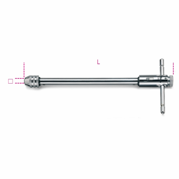 Beta Tools Závitník typu T s ráčnou M5 - M12 295 mm (0043...