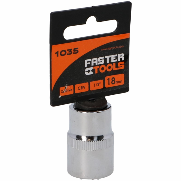 Hlava šroubu Faster Tools 1/2" 18 mm 1035