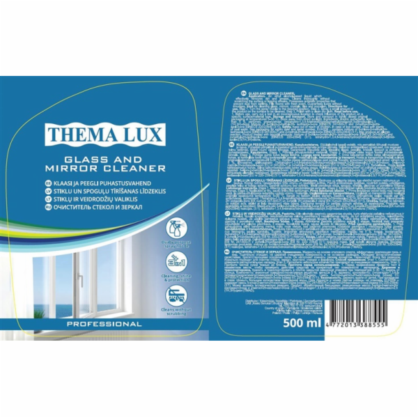 SKLENĚNÉ ZRCADLO VALIKL THEMA LUX500ML
