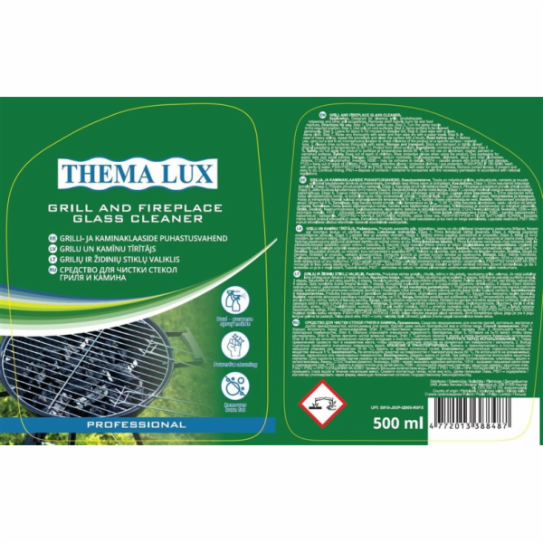 ČISTIČ GRILŮ SVĚTLÉ SKLO THEMALUX 500ML