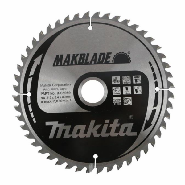 Kotoučová pila na dřevo Makita, 21,6 cm