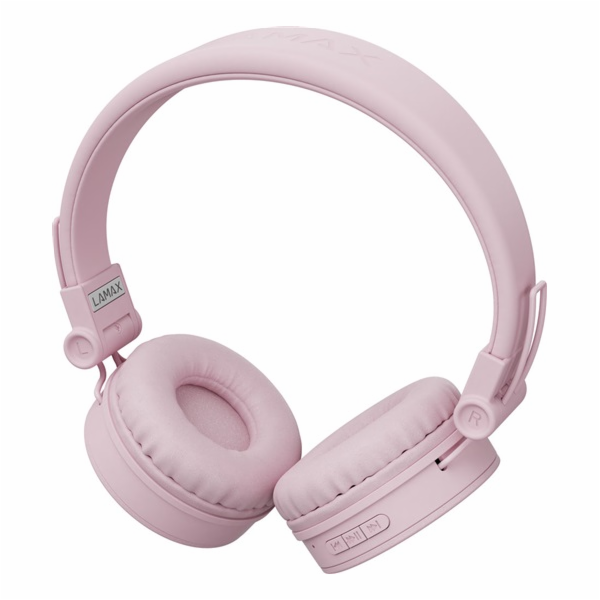 LAMAX Beat Blaze2 náhlavní sluchátka, USB-C - růžová