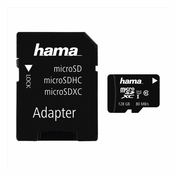 HAMA 124158 microSDXC 128 GB Class 10 U