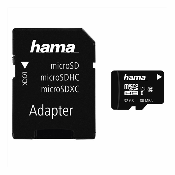 HAMA 124139 microSDHC 32 GB Class 10 UH