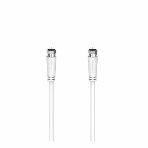 Hama SAT-Anschlusskabel 1,5m F-Stecker/F-St. weiß 90dB 20...