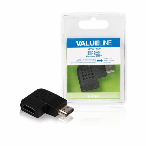 VALUELINE VLVB34903B HDMI levý, adaptér