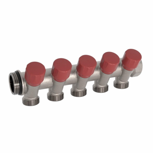 Kolektor je horký voda, 3/4"x1/2", 5 kroužků