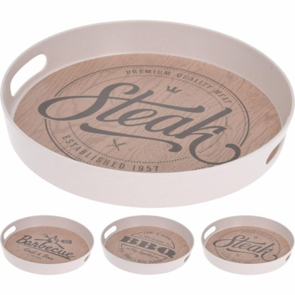 Kulatý servírovací podnos 30 cm Barbeque KO-177600260barb