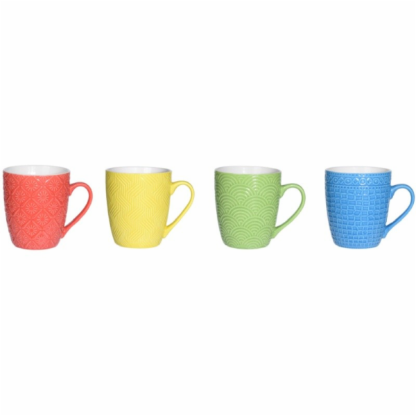 Hrnek sada 4 ks porcelánový 380 ml KO-Q96000040