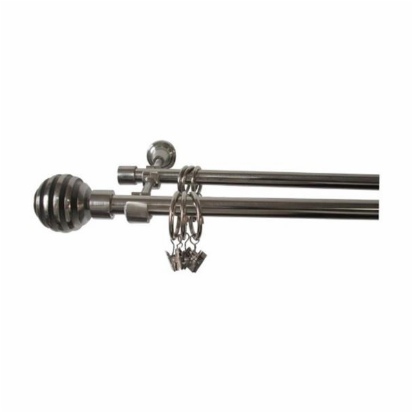 Dvojitá římsa kompl. Domoletti F511252, 240 cm, O 16 mm