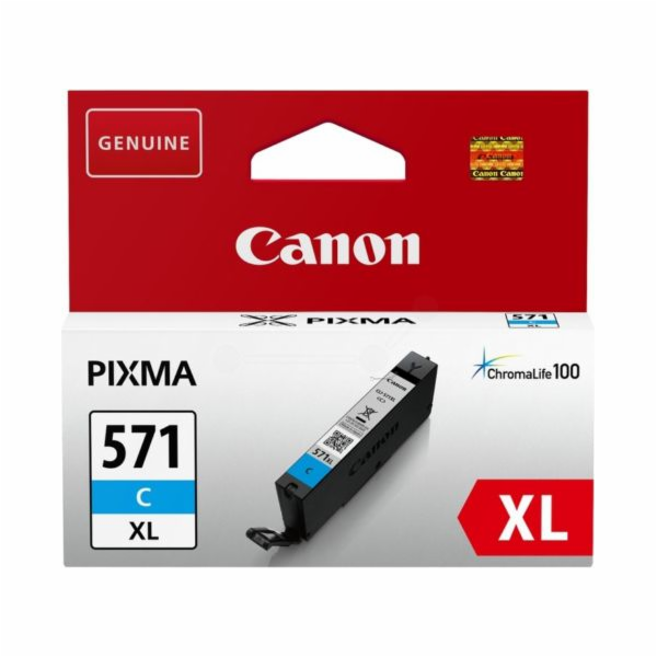 Inkoust Canon CLI-571XL (azurový)