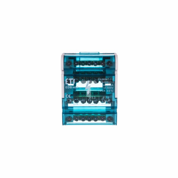 Eti-Polam Distribuční blok 125A 4P 7-svorkový EDB-407